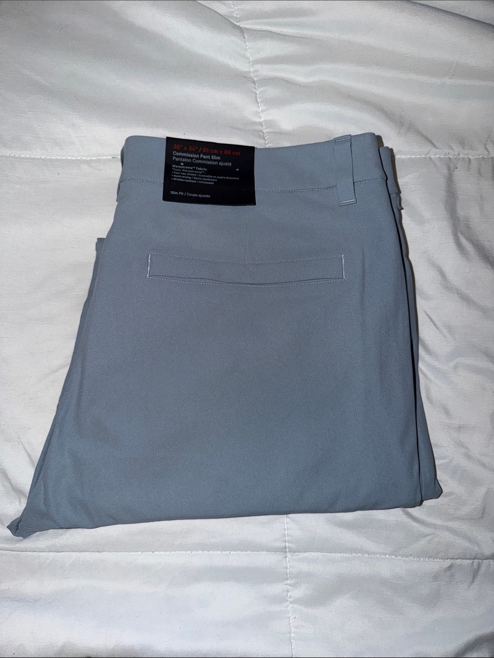 lululemon commission trouser pant slim 36 x 34